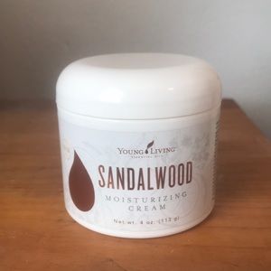 Young living Sandalwood cream opened but full